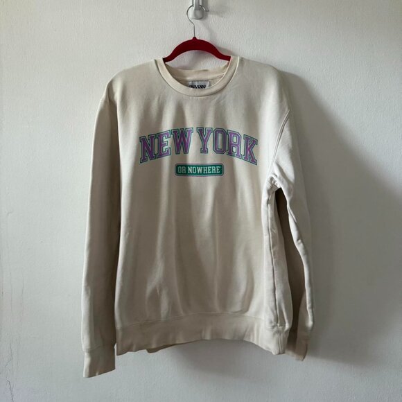 New York or nowhere crewneck hoodie - Picture 1 of 3